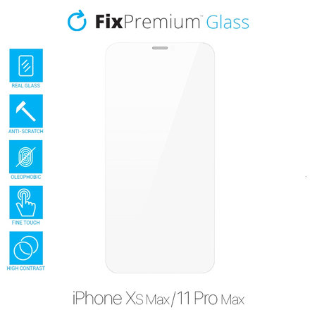 FixPremium Glass - Kaljeno Steklo za iPhone XS Max in 11 Pro Max