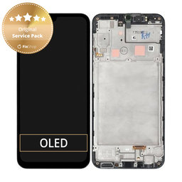 Samsung Galaxy A24 A245 - LCD zaslon + steklo na dotik + okvir (Black) - GH82-28686A Genuine Service Pack