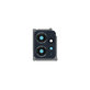 Xiaomi Redmi Note 12 - Steklo zadnje kamere + okvir (Onyx Grey) - 56000600M700 Genuine Service Pack