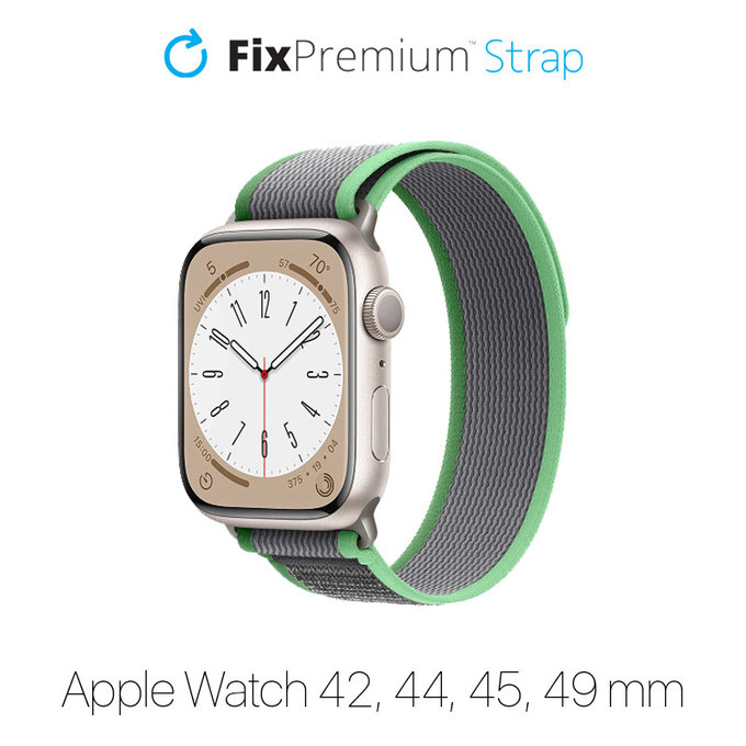 FixPremium - Trail Loop pašček za Apple Watch (42, 44, 45 in 49mm), turkizna