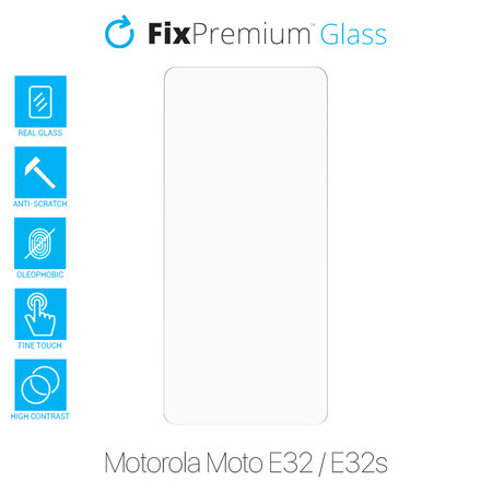 FixPremium Glass - Kaljeno Steklo za Motorola Moto E32 in E32s