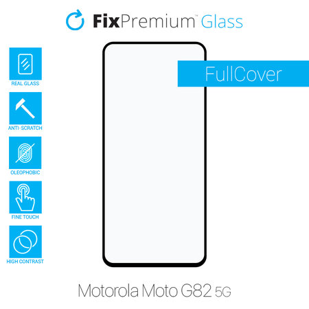 FixPremium FullCover Glass - Kaljeno Steklo za Motorola Moto G82 5G