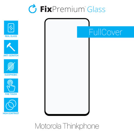 FixPremium FullCover Glass - Kaljeno Steklo za Motorola Thinkphone