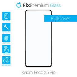 FixPremium FullCover Glass - Kaljeno Steklo za Poco X5 Pro