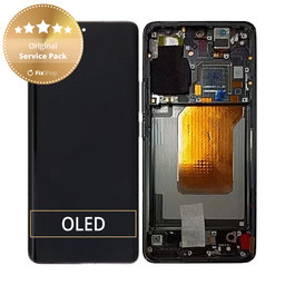 Xiaomi 13 Pro - LCD zaslon + steklo na dotik + okvir (Ceramic Black) - 56000300M200 Genuine Service Pack