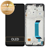 Xiaomi Redmi Note 12 5G - LCD zaslon + steklo na dotik + okvir (Onyx Grey) - 560001M17P00 Genuine Service Pack