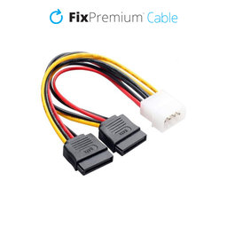 FixPremium - Napajalni kabel - IDE ATA / 2x SATA