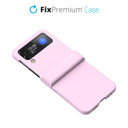 FixPremium - Silikonski ovitek za Samsung Galaxy Z Flip 4, roza