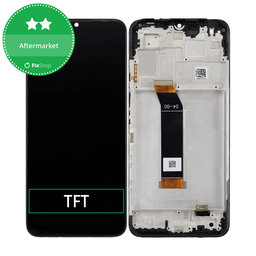 Xiaomi Poco M4 5G 22041219PG - LCD zaslon + steklo na dotik + okvir (Power Black) - 560005L19P00 Genuine Service Pack