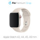 FixPremium - Silikonski pašček za Apple Watch (42, 44, 45 in 49mm), zlat