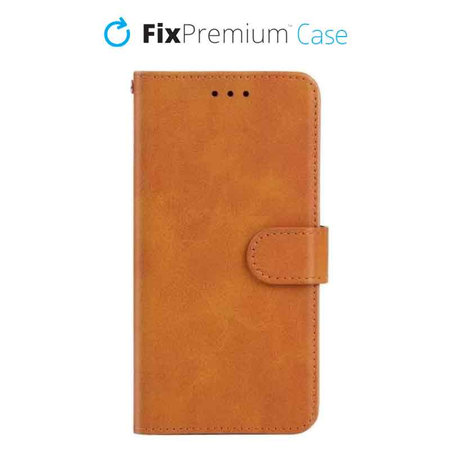 FixPremium - Ovitek Book Wallet za iPhone 11 Pro, rjav