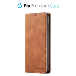 FixPremium - Ovitek Business Wallet za iPhone 11, rjava