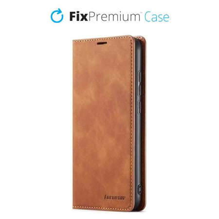 FixPremium - Ovitek Business Wallet za iPhone 11 Pro, rjav