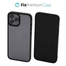 FixPremium - Ovitek Invisible za iPhone 12 Pro Max, črn