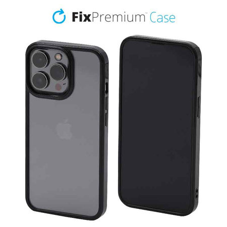 FixPremium - Ovitek Invisible za iPhone 13 Pro, črn