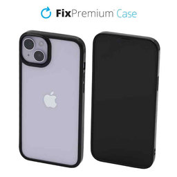 FixPremium - Ovitek Invisible za iPhone 14 Plus, črn