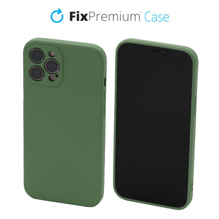 FixPremium - Gumiran ovitek za iPhone 11 Pro, zelen