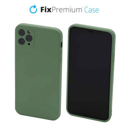 FixPremium - Gumiran ovitek za iPhone 11 Pro Max, zelen