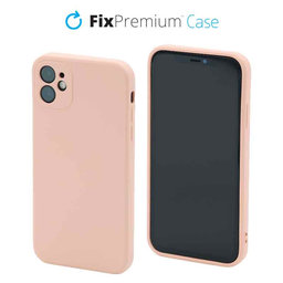 FixPremium - Gumiran ovitek za iPhone 11, oranžen