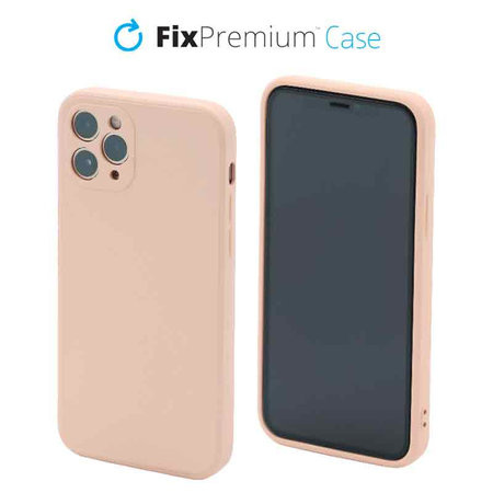 FixPremium - Gumiran ovitek za iPhone 11 Pro, oranžen