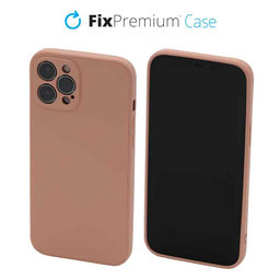 FixPremium - Gumiran ovitek za iPhone 11 Pro Max, oranžen