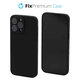 FixPremium - Gumiran ovitek za iPhone 14 Pro Max, črn