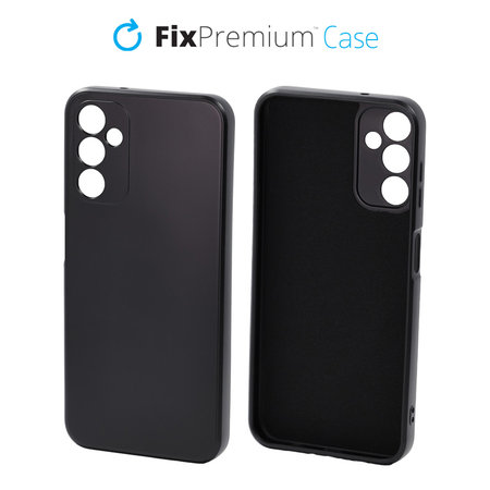 FixPremium - Gumiran ovitek za Samsung Galaxy A14 5G, črn
