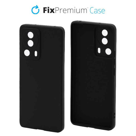 FixPremium - Gumijast ovitek za Xiaomi 13 Lite, črn