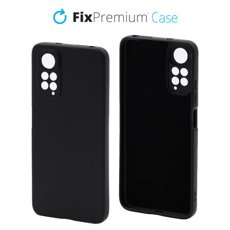 FixPremium - Gumijast ovitek za Xiaomi Redmi Note 11, črn
