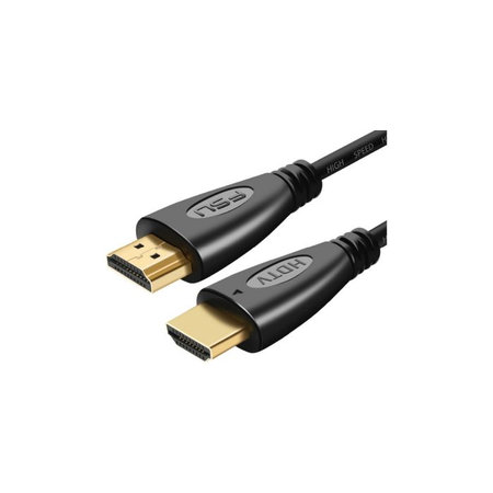 FixPremium - HDMI / HDMI kabel, HDMI 2.0 (0,5 m), črn