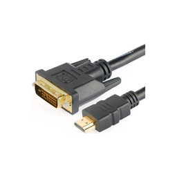 FixPremium - kabel HDMI / DVI (1m), črn