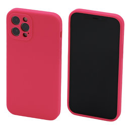 FixPremium - Silikonski ovitek za iPhone 12 Pro, roza