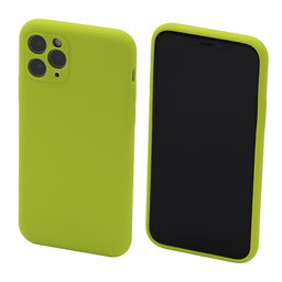 FixPremium - Silikonski ovitek za iPhone 11 Pro, neon zelena