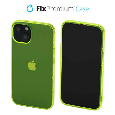 FixPremium - Ovitek Clear za iPhone 13, rumen