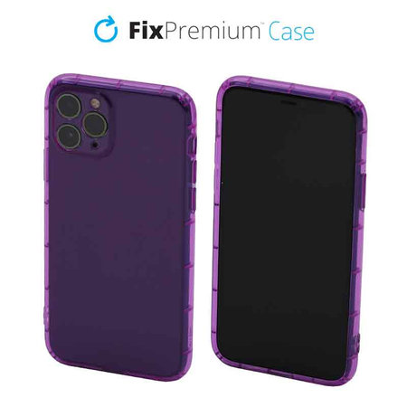 FixPremium - Ovitek Clear za iPhone 11 Pro, vijoličen