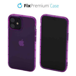 FixPremium - Ovitek Clear za iPhone 13 mini, vijoličen