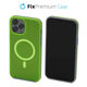 FixPremium - Ovitek Clear z MagSafe za iPhone 13 Pro, neon green