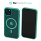 FixPremium - Ovitek Clear z MagSafe za iPhone 14, mint blue