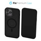 FixPremium - Ovitek Clear z MagSafe za iPhone 13 Pro Max, frost black