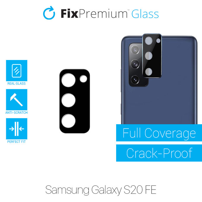 FixPremium Glass - Kaljeno Steklo za zadnjo kamero za Samsung Galaxy S20 FE