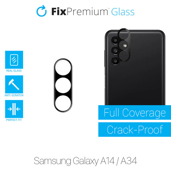 FixPremium Glass - Tempered Glass za zadnjo kamero za Samsung Galaxy A14 i A34