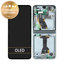 Samsung Galaxy Z Flip 5 F731B - LCD zaslon + steklo na dotik + okvir (Mint) - GH82-31828D, GH82-31827D Genuine Service Pack