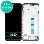 Xiaomi Redmi Note 12 - LCD zaslon + steklo na dotik + okvir (Black) OLED