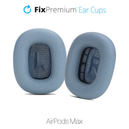 FixPremium - Nadomestni Ušesni Čepki za Apple AirPods Max (Fabric), modra