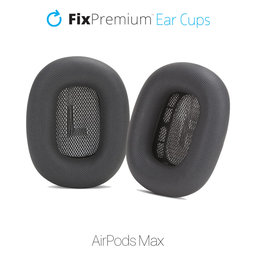 FixPremium - Nadomestni Ušesni Čepki za Apple AirPods Max (Fabric), space gray