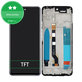 Infinix Hot 11S NFC - LCD zaslon + steklo na dotik + okvir (Polar Black) TFT