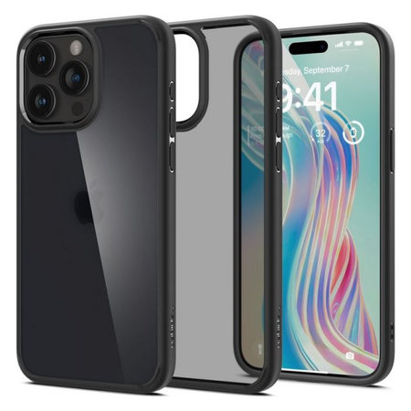 Spigen - Ovitek Ultra Hybrid za iPhone 15 Pro, Frost Black