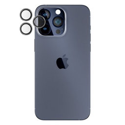 PanzerGlass - Zaščitni Ovitek za Objektiv Kamere Hoops za iPhone 15 Pro in 15 Pro Max, transparent