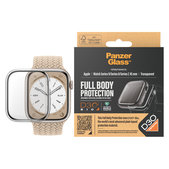 Kaljeno steklo Full Body D3O za Apple Watch 9/8/7 45 mm, Prozorna, PanzerGlass