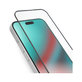 SBS - Kaljeno Steklo Full Cover za iPhone 15, črna
